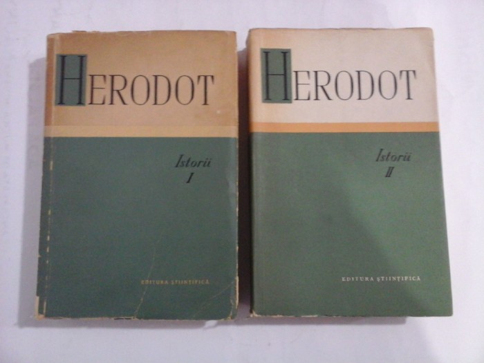ISTORII - HERODOT - 2 volume