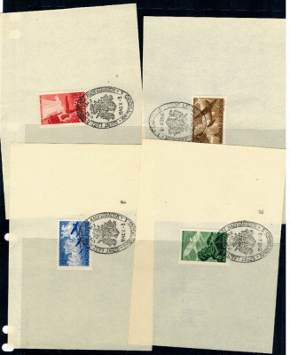 Oradea 1942 - Serie Ungaria pe cartoane cu stampila ocazionala foto
