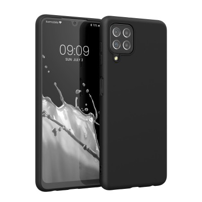 Husa pentru Samsung Galaxy A22, Silicon, Negru, 55493.47 foto