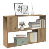 vidaXL Bibliotecă, stejar artizanal, 100x24x63 cm, lemn prelucrat 856741