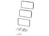 Cadru radio Nissan 2 DIN negru PER.PIC MA57009/T KIT