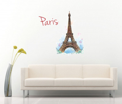 Sticker Eiffel Tower Paris foto