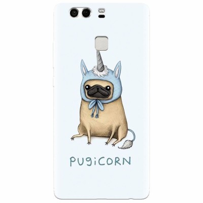 Husa silicon pentru Huawei P9, Pugicorn foto