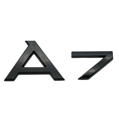 Emblema A7 pentru Audi,Negru lucios foto