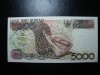 INDONEZIA 5000 RUPII EXCELENTA 1992
