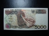 INDONEZIA 5000 RUPII EXCELENTA 1992