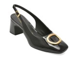 Cumpara ieftin Pantofi eleganti CLARKS negri, FERNIE SLING, din piele naturala lacuita