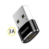 Adaptor Conversie Baseus USB-A la USB-C Negru