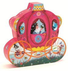 Djeco Puzzle - Caleasca Elisei - Jucarie Educativa de inalta calitate pentru copii