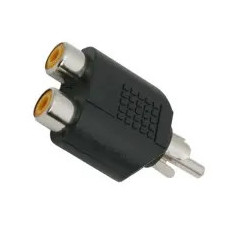 Adaptoare-y Rca 2 X Soclu Rca-fisa Rca Carguard