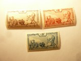 Serie mica Indochina Franceza 1938 - Guvernator P.Douvar , 3 valori
