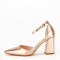 Pantofi sampanii eleganti 8707 04