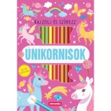 Unikornisok - Rajzolj &eacute;s sz&iacute;nezz!