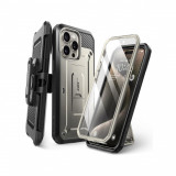 Husa Compatibila cu Apple iPhone 15 Pro Max - Supcase Unicorn Beetle Pro - Titan Gray, Gri, Carcasa