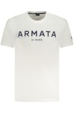Cumpara ieftin Armati Di Mare Tricou barbati din bumbac cu imprimeu text, alb (Marime: M)