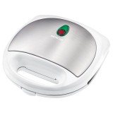 Sandwich Maker Sencor, 700 W, 4 sandvisuri triunghiulare, control automat al temperaturii