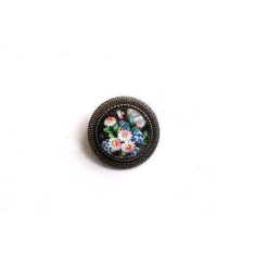 Brosa de agatat in piept, brosa cu model floral 32281