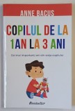 COPILUL DE LA 1 AN LA 3 ANI , CEI MAI IMPORTANTI ANI DIN VIATA COPILULUI de ANNE BACUS , 2023 , PREZINTA INSEMNARI *
