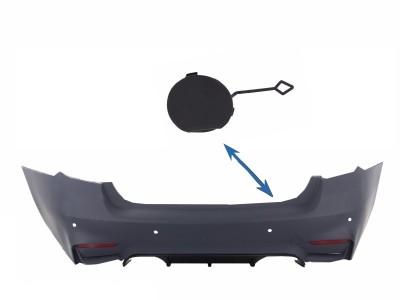 Capac Carlig Remorcare Bara Spate BMW Seria 3 F30 (2011-up) M3 M-tech Design Performance AutoTuning foto