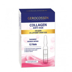 Fiole tratament antirid intensiv Collagen Anti-Age, 12 x 2ml, Gerocossen
