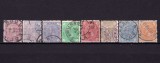 Cumpara ieftin ✅ RO 1890 ,LP 47 ,&quot;Carol I - Cifra in 4 colturi &quot; , serie + varietate 3B violet , stampile frumoase