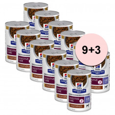 Hill&#039;s Prescription Diet Canine Digestive Care Low Fat i/d Chicken 354 g 9+3 GRATUIT