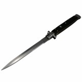 Briceag Automat Stiletto Italian Blade Ideallstore, Otel Inoxidabil 24.5cm, Cutit cu Buton Vanatoare Camping