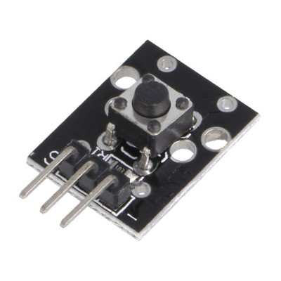 Modul buton apasare, Conexiune digitala, 3.3V &amp;ndash; 5V foto