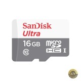 Card Memorie microSDHC SanDisk Ultra 16Gb Clasa 10 SDSQUNS-016G-GN3MN