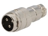 Mufă Microfon Tată 3 Pin Cablu Drept