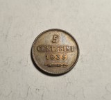 San Marino 5 Centesimi 1935 Aunc Unc