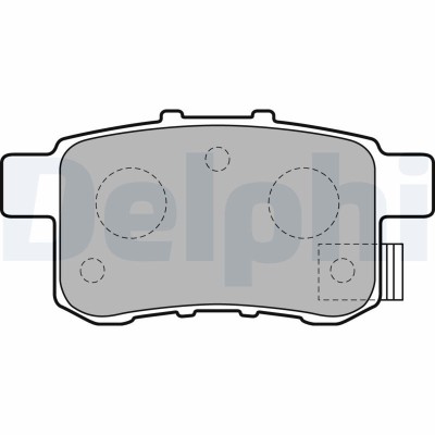 DELPHI LP2145 set placute frana,frana disc foto