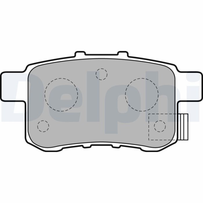 DELPHI LP2145 set placute frana,frana disc
