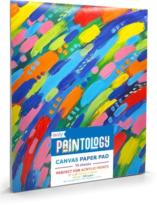 Bloc desen pentru pictura A4, 15 file panza canvas, 300 g mp, Paintology foto