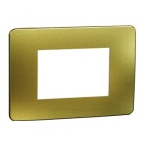 Rama Ornament 3M metal Schneider Unica Studio auriu bej NU270360M