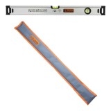 Set nivela aluminiu 150 cm cu husa, 2 bule, 0.5 mm/m, Richmann Exclusive