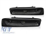 Set de stopuri LED de tuning potrivit pentru Chevrolet Camaro 2016-2018 cu baza fumurie, cu semnalizatoare dinamice, stanga si dreapta Performance Aut