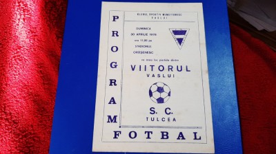 program Viitorul vaslui - SC Tulcea foto