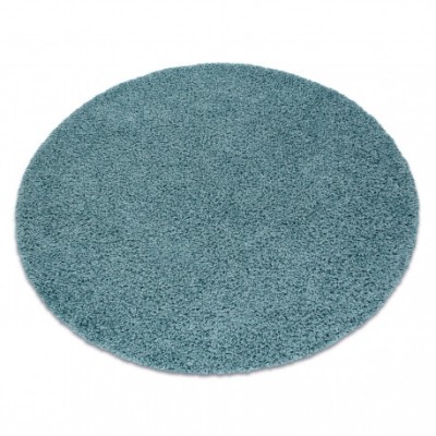 Covor SOFFI cerc shaggy 5cm albastru, cerc 160 cm foto