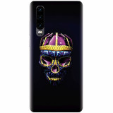 Husa silicon pentru Huawei P30, Colorfull Skull
