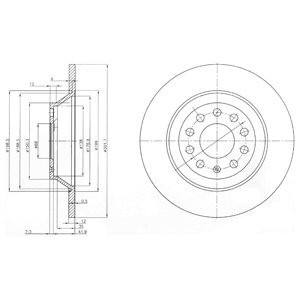 Disc frana AUDI A6 Avant (4F5, C6) (2005 - 2011) KRIEGER 0950004028 foto