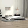 VidaXL Cadru de pat, negru, 100x200 cm, lemn masiv de pin 823458