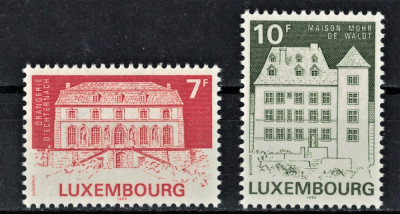 LUXEMBURG 1985 - Arhitectura / serie completa MNH foto