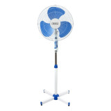 Cumpara ieftin Ventilator cu picior Rosberg R51760A, 40W, 40 cm, 3 nivele, Reglare inaltime, Albastru