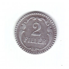 Moneda Ungaria 2 filler 1940, stare buna, curata