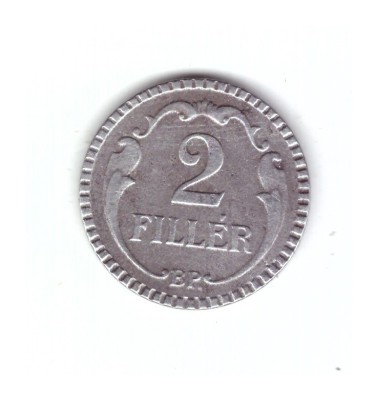 Moneda Ungaria 2 filler 1940, stare buna, curata foto