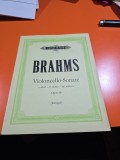 Violoncello-Sonate e-moll &ndash; E minor &ndash; mi mineur Opus 38 - Brahms aprox. 1940