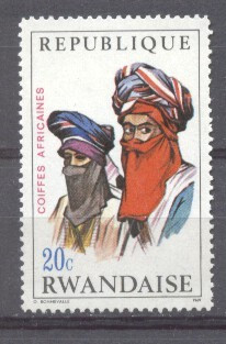 Rwanda 1969 Costumes, MNH AE.088 foto