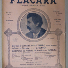 FLACARA , REVISTA LITERARA , ARTISTICA , SOCIALA , ANUL I , NR.15 , 28 IANUARIE , 1912