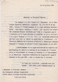 Document aviație Rom&acirc;nia&ndash;Iugoslavia 1948, ruta București&ndash;Milano via Zagreb, 4 pagini